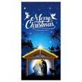 thumbnail image 2 of Hbdhejl Christmas Door Decoration Door Cover Hanging Cloth Holiday Party Layout Scene Background Cloth, 2 of 4
