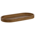 thumbnail image 1 of Bouclair Brown Wooden Tray, 1 of 3