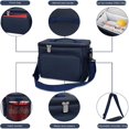 thumbnail image 4 of YOPTOP Grand Sac à Lunch Isolé 10 L Réutilisable Étanche Boîte à Lunch pour Adultes Hommes Femmes Sac à Lunch, Bleu, 4 of 6
