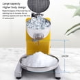 thumbnail image 3 of 500W Electric Ice Crusher, 2 Blades Stainless Steel Snow Cone Maker Professional Shaved Ice Machine with Anti Splash Cover, Ergonomic Handle for Home Commercial Use, 3 of 7