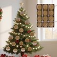 thumbnail image 4 of Brown 30-Piece 6Cm Painted Christmas Ball Ornaments Set For Tree And Home Decor, Colorful Holiday Display, 4 of 6