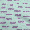 thumbnail image 1 of oneOone Cotton Jersey Light Blue Fabric Geometric Rounded Rectangle Fabric For Sewing Printed Craft Fabric By The Yard 58 Inch Wide, 1 of 4