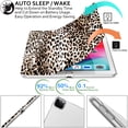 thumbnail image 3 of DuraSafe Cases iPad PRO 12.9 Inch 4th 5th 6th [ Pro 12.9 4 5 6 ] MY3K2LL/A MY3J2LL/A MY2H2LL/A MY2J2LL/A TriFold Printed PC Lightweight Protective Clear Back Cover - Leopard, 3 of 8