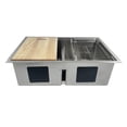 thumbnail image 4 of Stainless Steel undermount Kitchen Sink workstation - 30 inch double bowl with accessories, 4 of 4