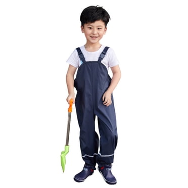 Toddler Rain Pants Waterproof Pants Toddler Boys Overalls Toddler Rain Gear for Girls 1-3 Years