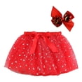 thumbnail image 1 of MIASHUI Robe Tutu pour Filles Princesse Tutu Jupes Tulle Ballet Jupes Bandeau Ensemble, Rouge, 5-8 Ans, 1 of 4