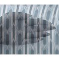 thumbnail image 3 of oneOone Viscose Chiffon Fabric Ikat Style Stripe Print Fabric BTY 42 Inch Wide, 3 of 3