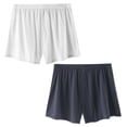 thumbnail image 1 of FhsagQ Underwear Mens Underwear Boxers Super Fit Mens Wide Breathable Home Pants Boxers Pajama Pants Underwear Pants Underwear for Men Pack 4Xl Super Fit Mens Underwear Trunks Pack Grey XXXXL, 1 of 8