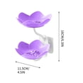 thumbnail image 4 of 2-Piece Mixed Color Soap Box Set - Wall-Mounted Draining Soap Tray, Double Layer Storage, Prevents Mess, Keeps Counter Dry, for Household and Bathroom Organization, 4 of 6