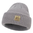 thumbnail image 1 of ManxiVoo Bonnet Tricoté à Revers Extensible Protection des Oreilles Bonnet d'Hiver pour Garçons et Filles Gris, 1 of 5