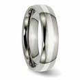 thumbnail image 4 of Incrustation en Argent Sterling Titane 6mm Bande Polie TB81-13, 4 of 6