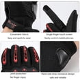 thumbnail image 4 of Meitianfacai Gants de Moto à Écran Tactile Gants de Conduite Adaptés pour une Largeur de Paume de 9,5 à 10 cm Gants de Course Motocross Gants de Vélo une Paire, 4 of 6