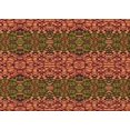 thumbnail image 1 of Ahgly Tapis Rectangulaire Lavable en Machine Intérieur Rouge Safran, 6 Pieds x 9 Pieds, 1 of 7