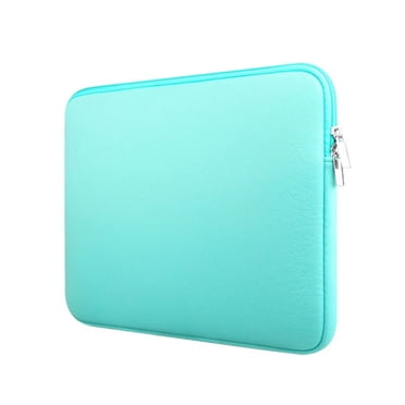 Laptop Sleeve 11"-15.6", Durable Shockproof Protective Laptop Case Cover Flip Briefcase Carrying Bag Case, Laptop Sleeve Computer Bag Sleeve for Laptop Notebook, Lake Blue, 14"