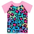 thumbnail image 4 of Kid Girls Bathing Suits Rash Guard Set Cute Long Sleeve Sun Protection Girls Bathing Suit Size 7-8 Years, 4 of 8