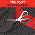 thumbnail image 2 of Motor Trend-688-RD, 4 tapis robustes 2 tons, rouge, 2 of 4