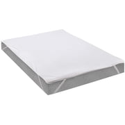 Waterproof Mattress Protector Double, Breathable Cooling Mattress Pad Full Size, Ultra Soft Bamboo Vinyl-Free Terry Cloth Mattress Topper,