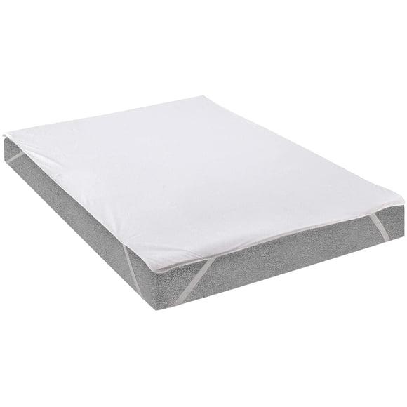 Waterproof Mattress Protector Double, Breathable Cooling Mattress Pad Full Size, Ultra Soft Bamboo Vinyl-Free Terry Cloth Mattress Topper,