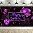 thumbnail image 1 of Happy Birthday Banner Sign Birthday Photo Backdrop Background for Birthday Party Decoration Supplies, 1 of 1