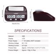 thumbnail image 2 of Yeacher Professional Digital Chess Clock Count Down Chess Timer with Alarm Electronic Board Game Bonus Competition Master Tournament, 2 of 8