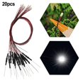 thumbnail image 3 of Mosiee 20Pcs/Lot 0402 0603 Smd Lamp Wired Micro Led Pre-Soldered Micro Litz Wired Chip 30Cm 12V Diy Railway Building Model Scenes Light, 3 of 9