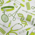 thumbnail image 1 of oneOone Viscose Chiffon Light Green Fabric Tool Fabric For Sewing Printed Craft Fabric By The Yard 42 Inch Wide, 1 of 4
