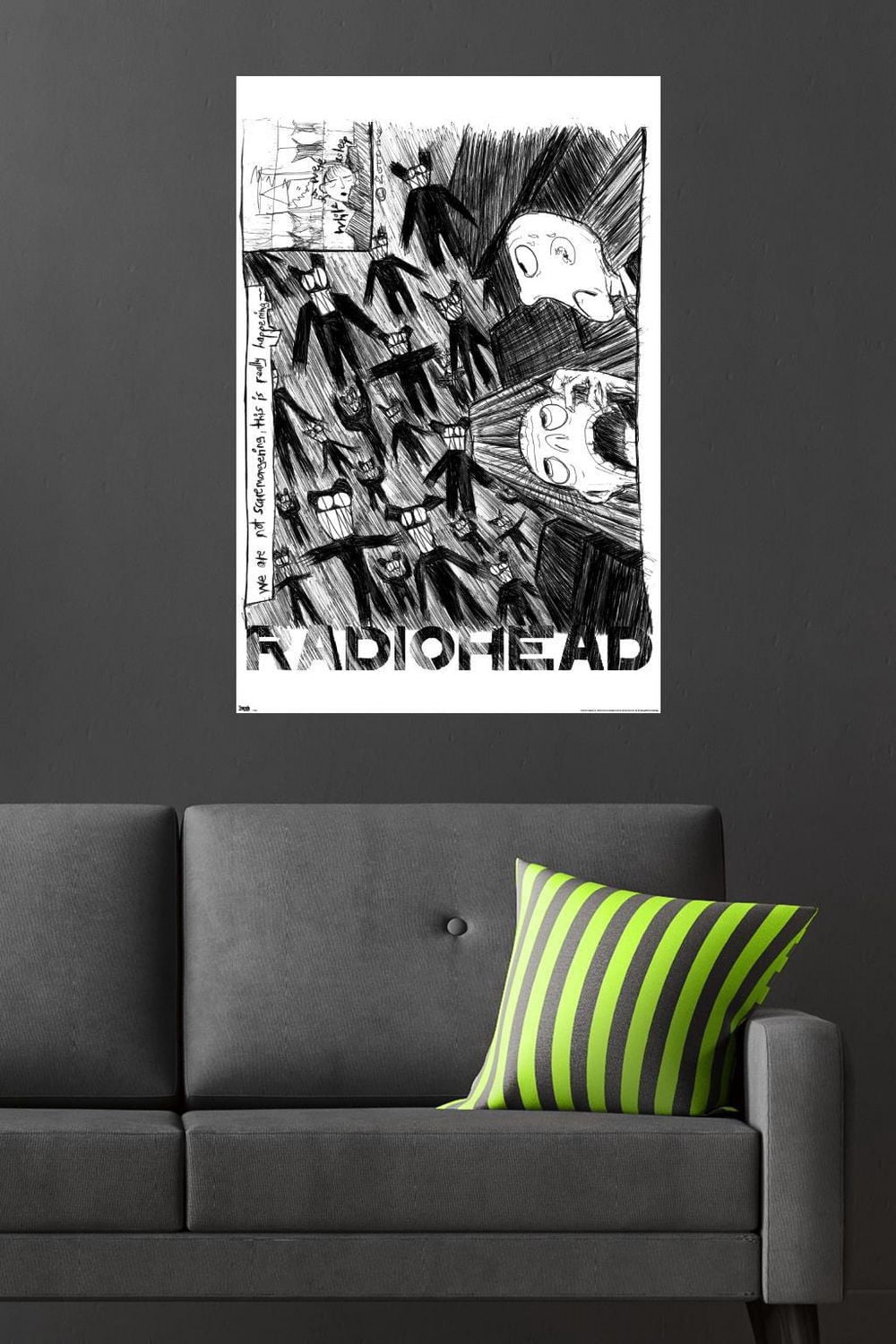Radiohead - Scribble Wall Poster, 22.375" x 34"