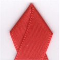thumbnail image 1 of Papilion R074300120252100Y Ruban Satin Simple Face de 0,5 Po, 100 Verges - Rouge Vif, 1 of 1