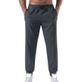 thumbnail image 1 of Dagugfen Pantalon Homme Taille Élastique Jambe Fuselée Ajusté Été Léger Décontracté Course Athlétique, 1 of 5