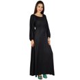 thumbnail image 2 of Bimba Robe Longue Maxi Style Bohème Gothique pour Femmes en Dentelle à Manches Longues, 2 of 7