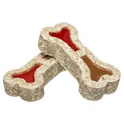 MPP Gâteries pour chiens en vrac farcies d'huiles de beurre d'arachide ou de jambon et de fromage (Ham) & Fromage - 50 Des os)