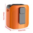 thumbnail image 3 of Outdoor Waist Mounted Fan with USB Type-C Charging, 3600mAh Rechargeable Battery, 100-Speed Stepless Control, ABS, Digital Display, Clip Fan, 3 of 9