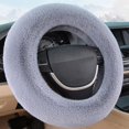 thumbnail image 1 of Chmadoxn Car Steering Wheel Cover With Soft Warm Non-Slip Car Decoration Car Wheel Protector Universal Fits 14-15 Inches Steering Wheel Covers, 1 of 9