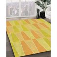 thumbnail image 3 of Ahgly Company Machine Washable Indoor Rectangle Transitional Banana Yellow Area Rugs, 2' x 4', 3 of 7