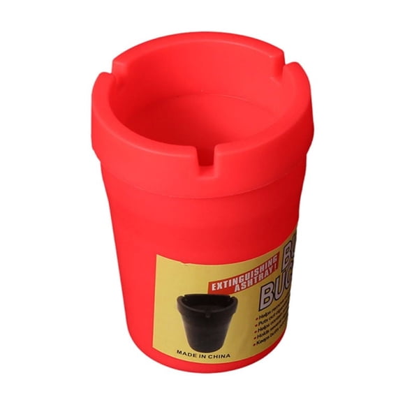 Cendrier de Voiture Portable avec Couvercle Entonnoir - Récipient Détachable pour Cigarettes Automobiles - Organiseur de Véhicule en Gobelet Plastique