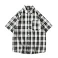 thumbnail image 1 of Birdeem Chemise d'Été Vintage Imprimée pour Homme à Manches Courtes, Chemise à Col Cubain, Motif Style Hawaïen, Blouse et Chemise à Manches Courtes à Col Rabattu, 1 of 1