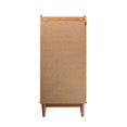 thumbnail image 2 of 5-Drawer Solid Wood Tall Bedroom Chest Dresser - Caramel, 2 of 6