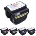 thumbnail image 4 of DUUTI Sac de Vélo avant Service Longue Durée Matériau Premium Couleurs Assorties Pochette de Cyclisme Étanche Support de Téléphone Accessoires de Vélo Rougel, 4 of 7