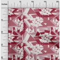 thumbnail image 1 of oneOone Georgette Viscose Fabric Triangle Geometric Print Fabric By The Yard 42 Inches Wide, 1 of 5