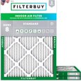 thumbnail image 1 of Filterbuy 14x18x1 MERV 8 (MPR 600) Dust Defense, Pleated HVAC AC Furnace Air Filters (3-Pack), 1 of 8