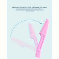 thumbnail image 2 of MesaSe 3pcs Eyebrow Trimmer For Women  ABS Material Folding Face Razor  Safe Anti-Scratch Ladies Face Shaver  Pure Color Makeup Tools ZZZ, 2 of 5