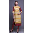 thumbnail image 2 of Bimba Kurta Droite pour Femmes, Haut Indien Imprimé, EthnicKurti, 2 of 6