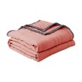thumbnail image 1 of 71x79IN Cooling Weighted Blanket, Summer Solid Color Simple Design Cotton Cool Quilt Wrinkle Resistant Summer Blankets with Double Sided Cold Effect, for Bed Couch Sofa, Keep Cool for Night Sweats, 1 of 9