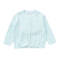 thumbnail image 1 of FAOWME Veste pour Filles Tout-Petits Été Automne Veste à Col pour Enfants Bleu Ciel 1-2 Ans, 1 of 4