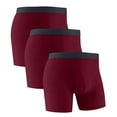 thumbnail image 1 of Plebaso Mens Cotton Underwear Long Leg Boxer Sports Briefs for Men Breathable Everyday Boxers Multipack, 1 of 5