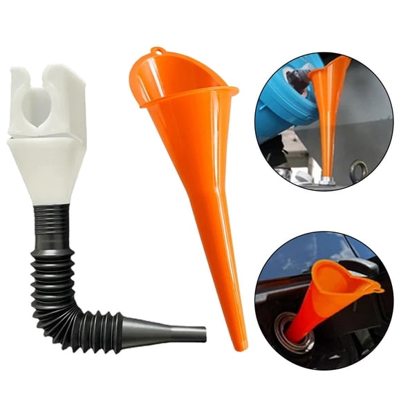 Flexible Draining Tool Snap Funnel, Multi-Purpose Flexible Fold Oil Funnel Tool