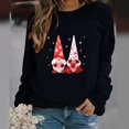 thumbnail image 1 of Meichang T-Shirts de la Saint-Valentin pour Femmes Imprimé Cœur Tee Tops Manches Longues Col Rond Pull de Vacances en Solde Cadeaux de la Saint-Valentin, 1 of 3