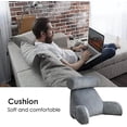 thumbnail image 3 of Bed Rest Reading Pillow, Large Adult Backrest Lounge Cushion, Back Support With Arm Rests For Sitting Up In Bed Relaxing Watching Tv, 3 of 3