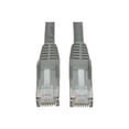 thumbnail image 1 of Eaton Tripp Lite Series Câble Ethernet Cat6 Gigabit Moulé Sans Accroc (UTP) (RJ45 M/M), PoE, Gris, 50 Pi (15,24 m) - Câble de Raccord - RJ-45 (m) vers RJ-45 (m) - 50 Pi - UTP - CAT 6 - Moulé, Sans Accroc, Échoué - Gris, 1 of 2