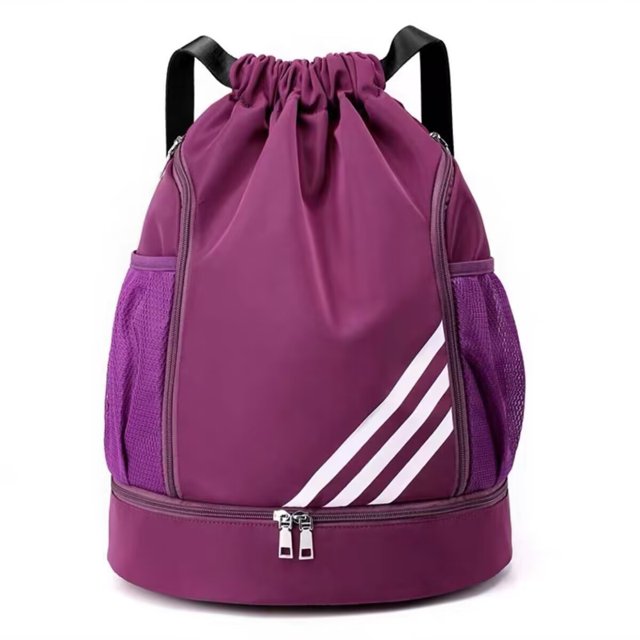 2025 Upgraded Waterproof Drawstring Backpack, Light And Large-capacity Sports Bag, Dry And Wet Separation, Suitable For Swimming, Fitness, Travel, Basketball-durable And Breathable